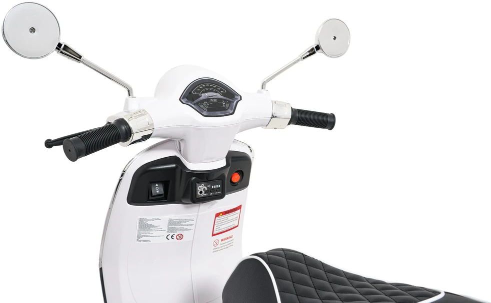 Elektrinis motoroleris Vespa ROMA, Baltas