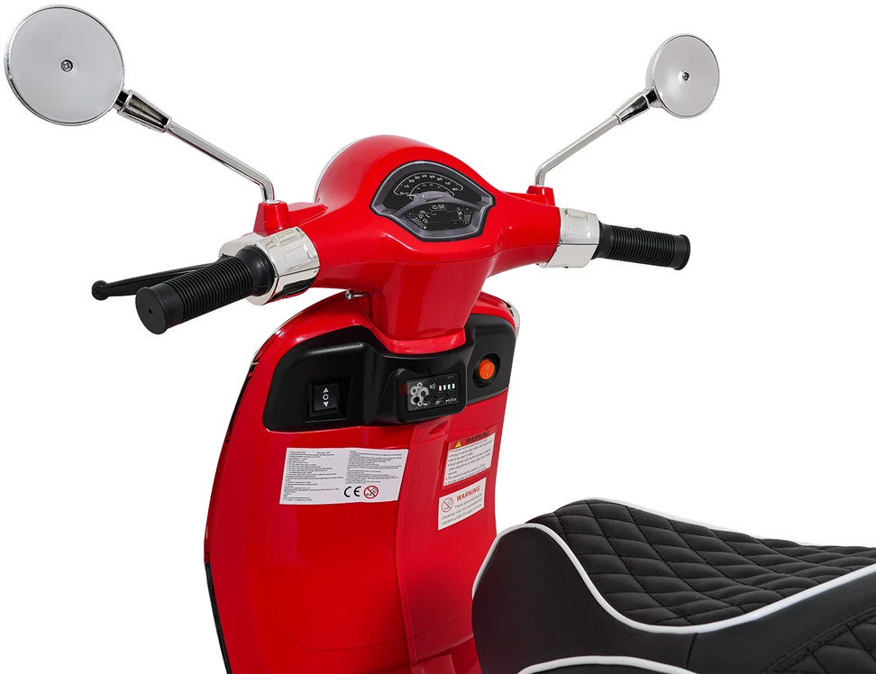 Elektrinis motoroleris Vespa ROMA, Raudona