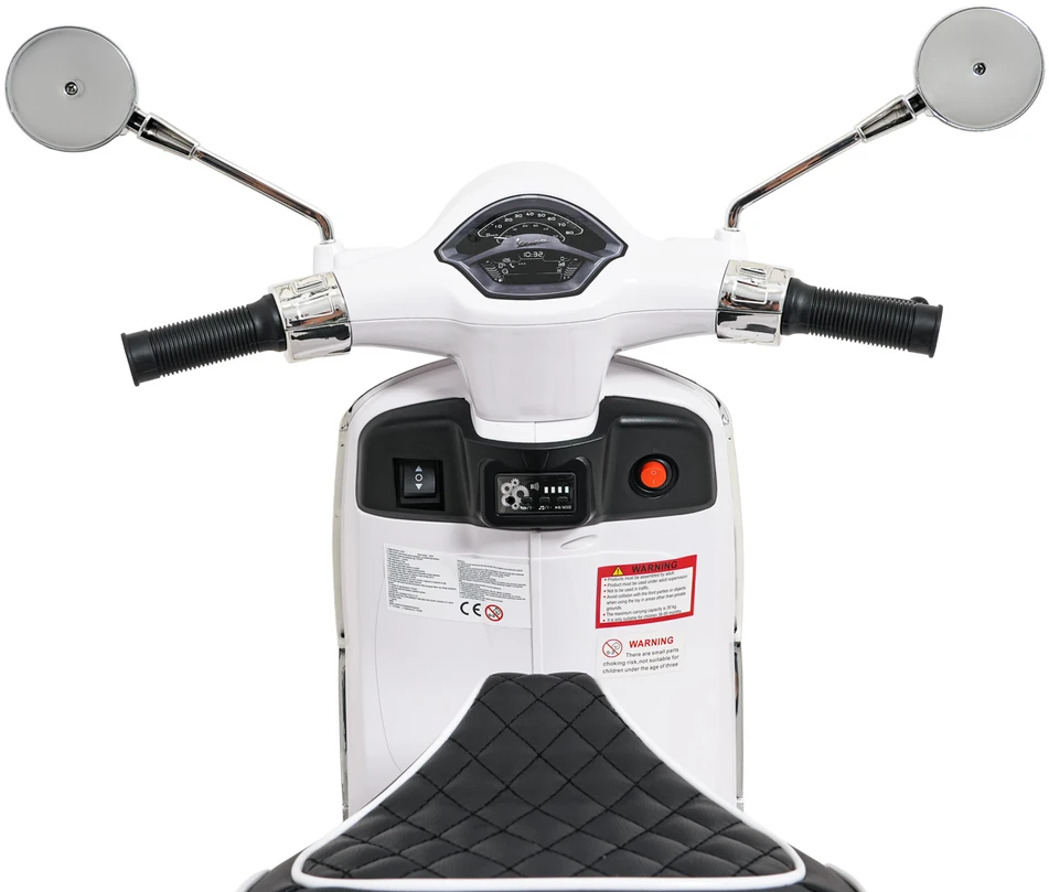 Elektrinis motoroleris Vespa ROMA, Baltas
