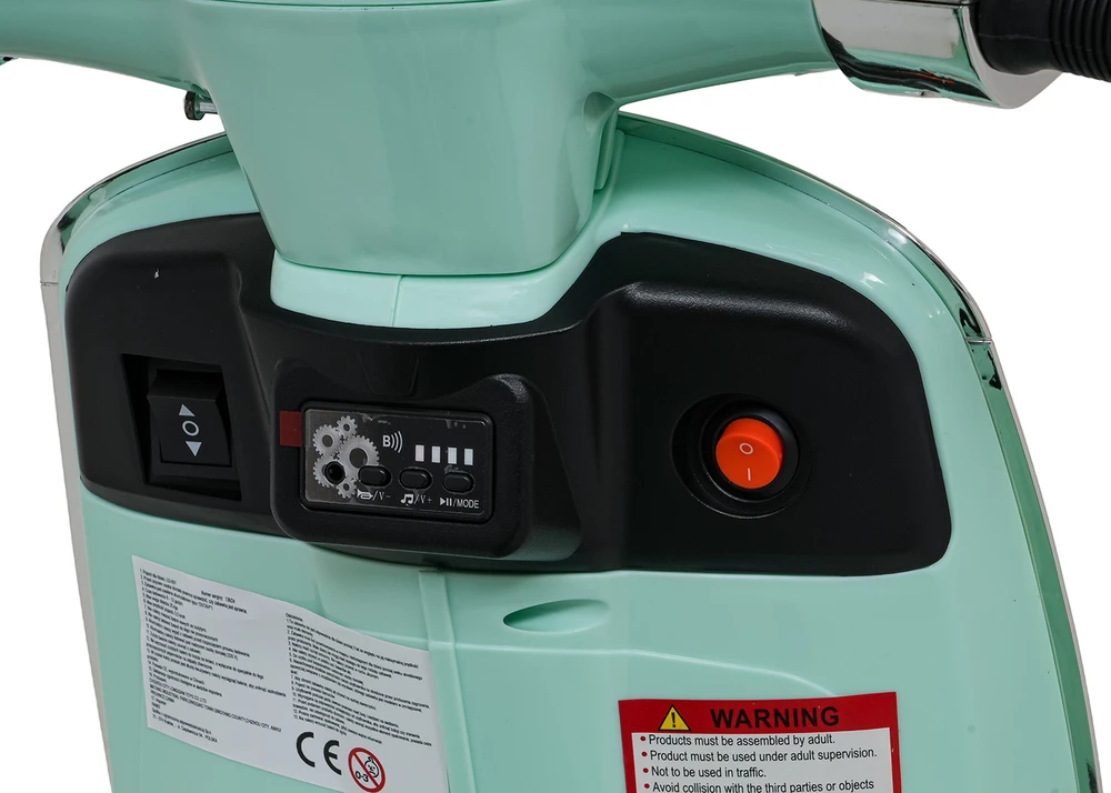 Eurobaby Elektrinis motoroleris Vespa ROMA, Žalias