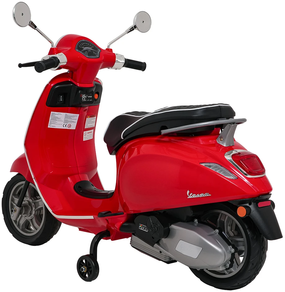 Elektrinis motoroleris Vespa ROMA, Raudona