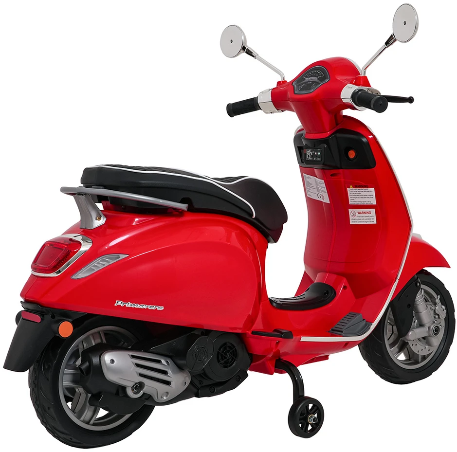 Elektrinis motoroleris Vespa ROMA, Raudona