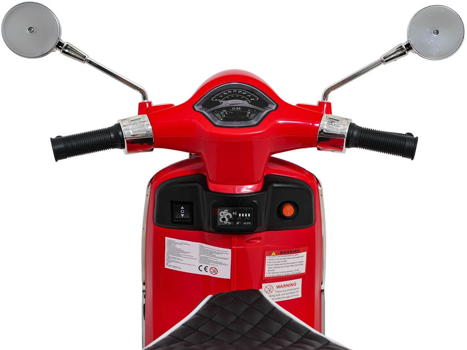 Elektrinis motoroleris Vespa ROMA, Raudona