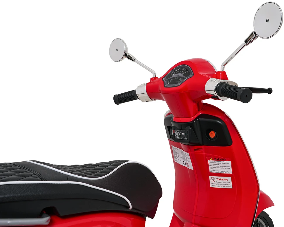 Elektrinis motoroleris Vespa ROMA, Raudona