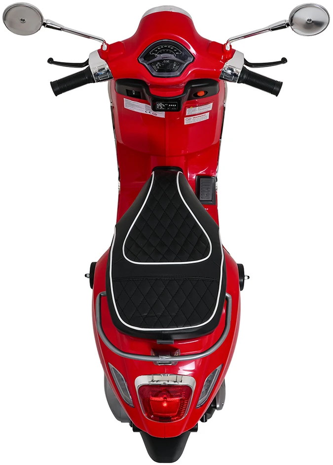 Elektrinis motoroleris Vespa ROMA, Raudona
