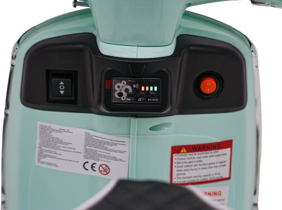 Eurobaby Elektrinis motoroleris Vespa ROMA, Žalias