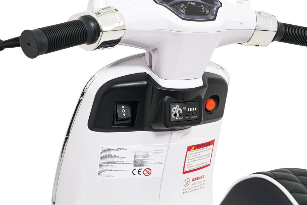Elektrinis motoroleris Vespa ROMA, Baltas
