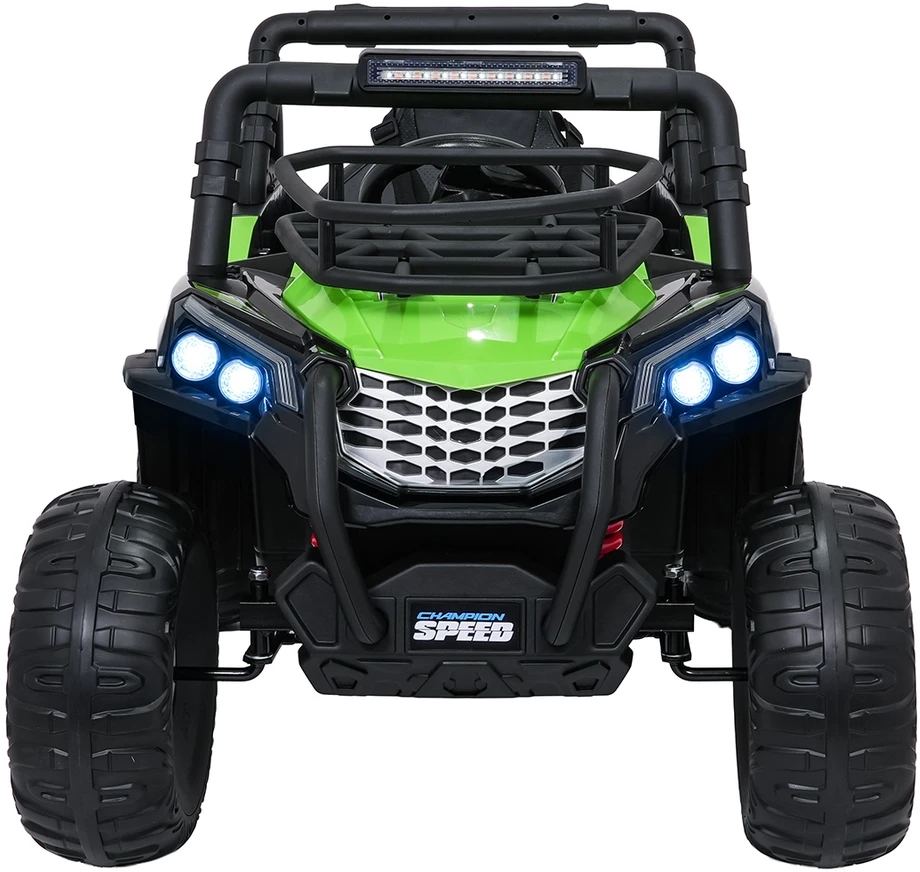 Vaikiškas elektrinis visureigis UTV su 2x200W varikliais, 3 greičiai, LED šviesos, 3-8 m