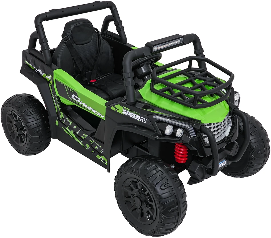 Vaikiškas elektrinis visureigis UTV su 2x200W varikliais, 3 greičiai, LED šviesos, 3-8 m