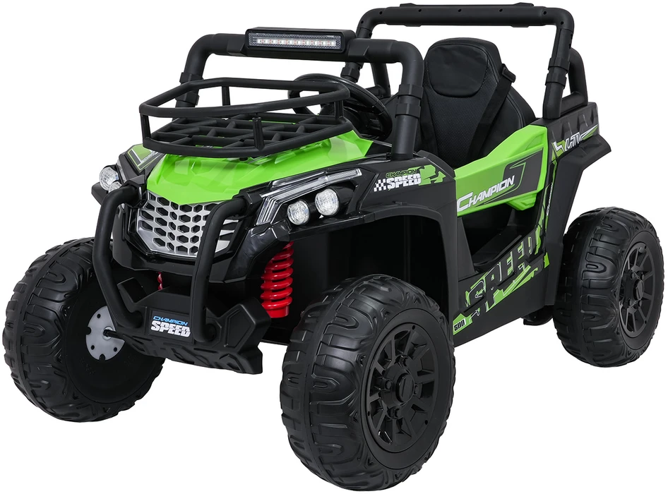 Vaikiškas elektrinis visureigis UTV su 2x200W varikliais, 3 greičiai, LED šviesos, 3-8 m