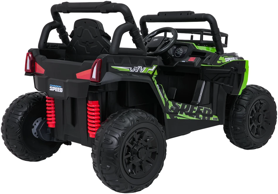 Vaikiškas elektrinis visureigis UTV su 2x200W varikliais, 3 greičiai, LED šviesos, 3-8 m