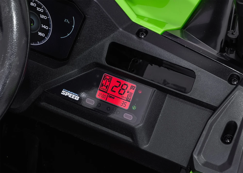 Vaikiškas elektrinis visureigis UTV su 2x200W varikliais, 3 greičiai, LED šviesos, 3-8 m