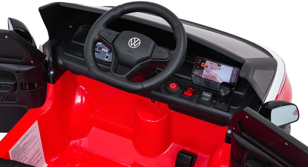 Elektromobilis Volkswagen ID BUZZ, Raudona