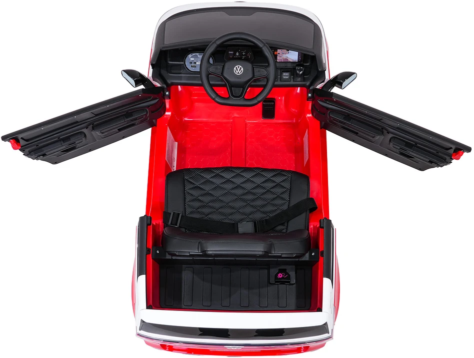 Elektromobilis Volkswagen ID BUZZ, Raudona