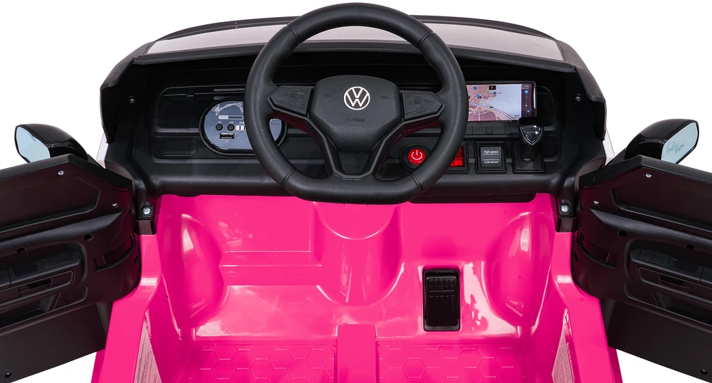 Pink Rožinė Elektromobilis Volkswagen ID BUZZ, Rožinė