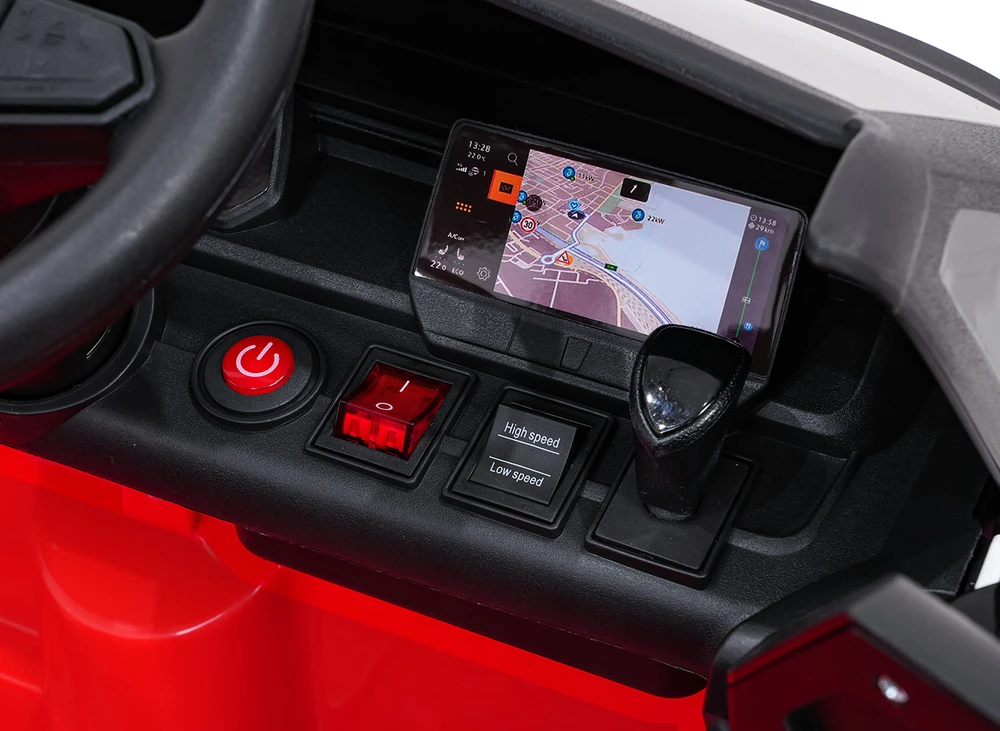 Elektromobilis Volkswagen ID BUZZ, Raudona