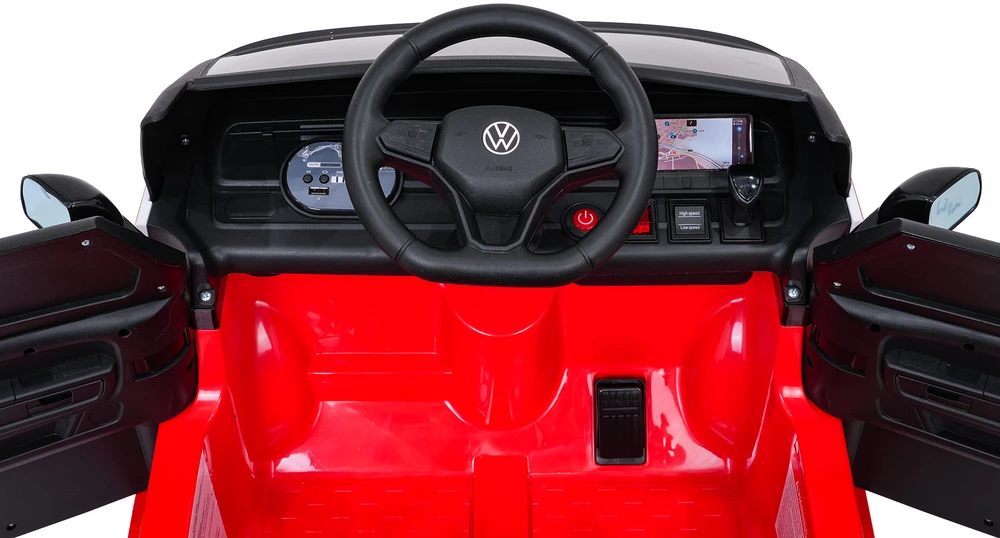 Elektromobilis Volkswagen ID BUZZ, Raudona