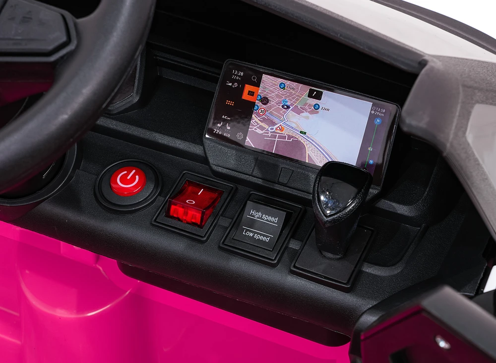 Pink Rožinė Elektromobilis Volkswagen ID BUZZ, Rožinė
