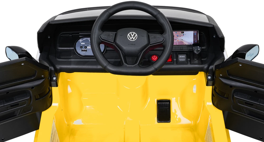 Elektromobilis Volkswagen ID BUZZ, Geltona