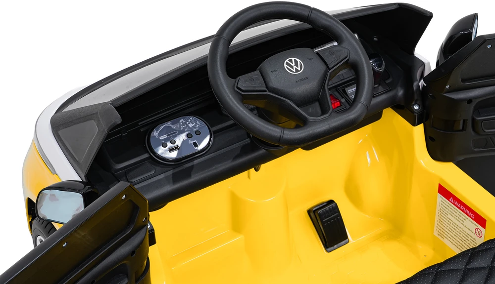 Elektromobilis Volkswagen ID BUZZ, Geltona