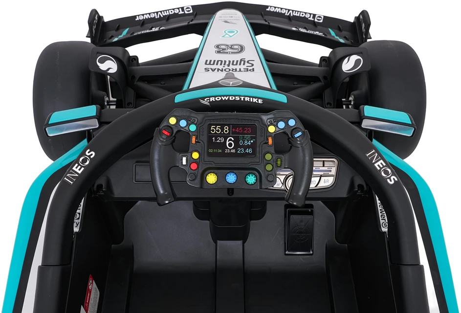 Vaikiškas elektromobilis AMG PETRONAS F1 juodas