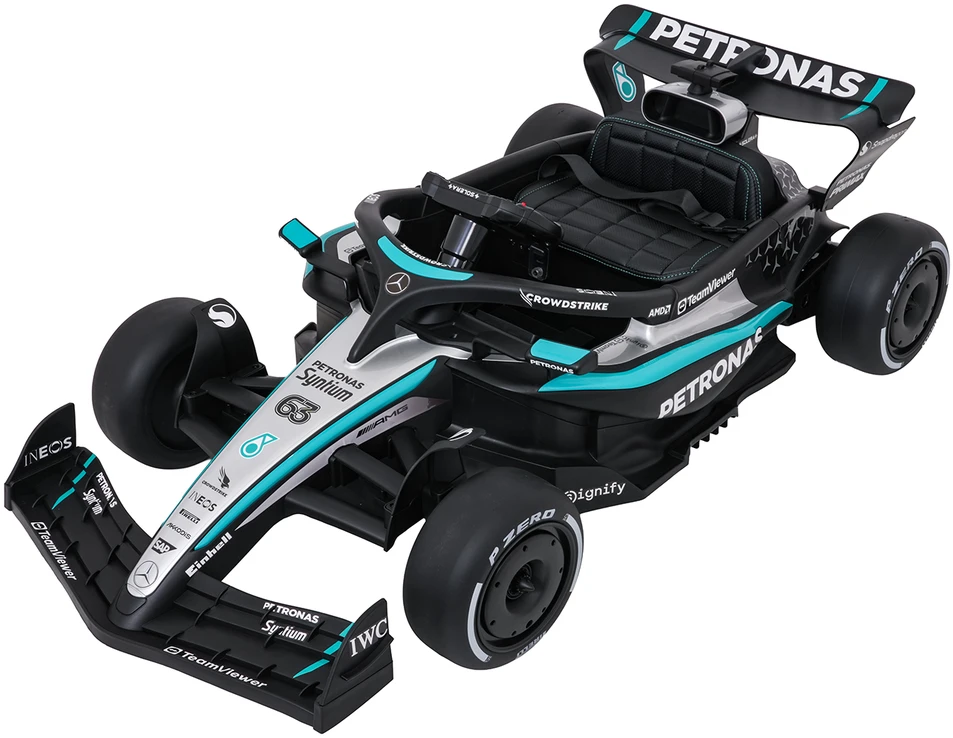 Vaikiškas elektromobilis AMG PETRONAS F1 juodas
