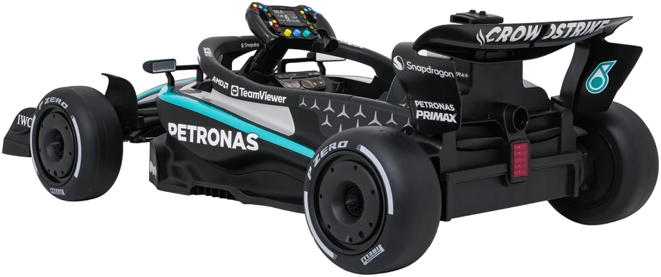 Vaikiškas elektromobilis AMG PETRONAS F1 juodas