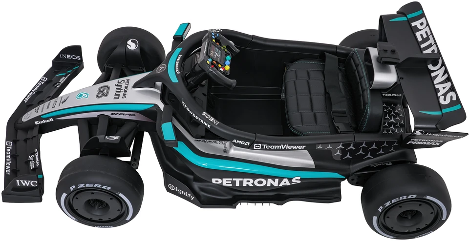 Vaikiškas elektromobilis AMG PETRONAS F1 juodas