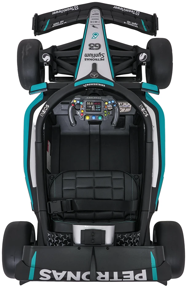 Vaikiškas elektromobilis AMG PETRONAS F1 juodas