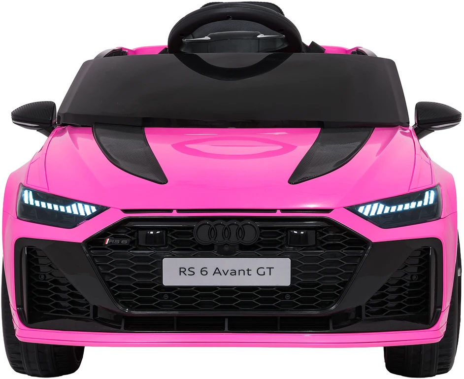 Vaikiškas elektromobilis Audi RS6 Avant GT rožinis