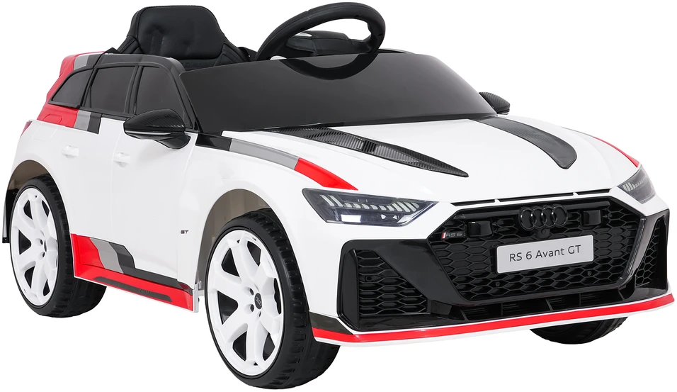 Vaikiškas elektromobilis Audi RS6 Avant GT baltas