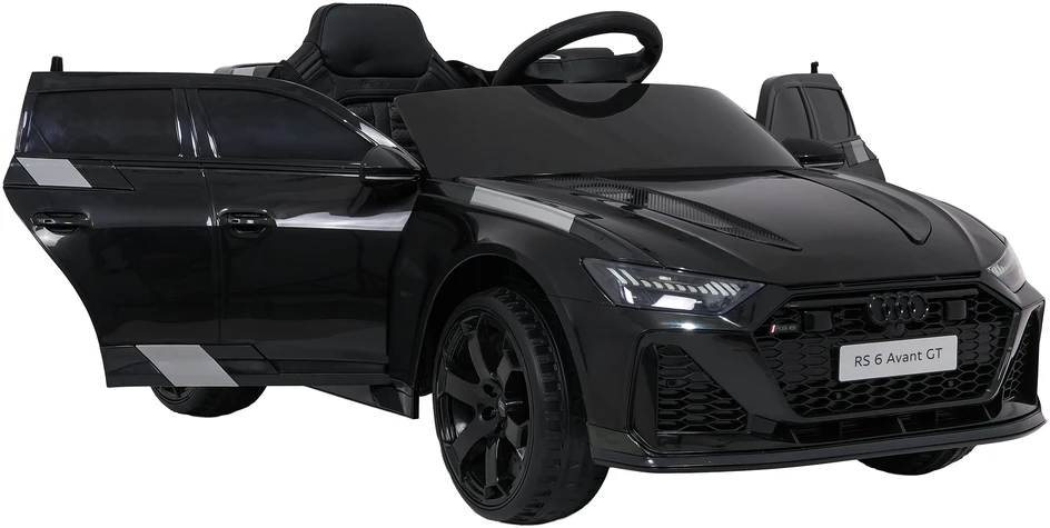 Vaikiškas elektromobilis Audi RS6 Avant GT juodas