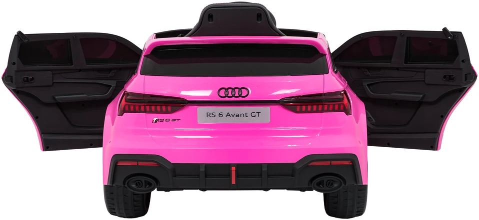 Vaikiškas elektromobilis Audi RS6 Avant GT rožinis