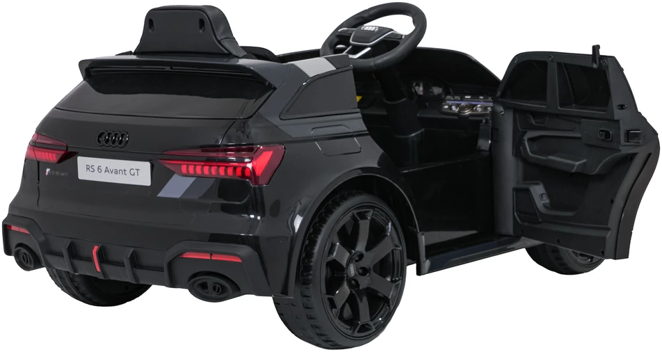 Vaikiškas elektromobilis Audi RS6 Avant GT juodas