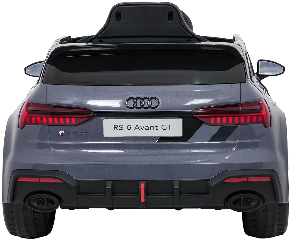 Vaikiškas elektromobilis Audi RS6 Avant GT pilkas