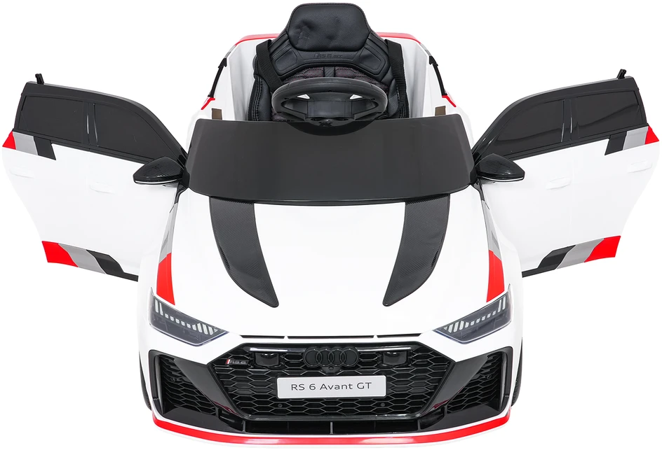 Vaikiškas elektromobilis Audi RS6 Avant GT baltas