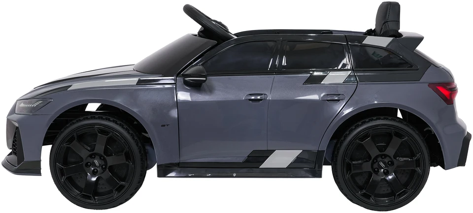 Vaikiškas elektromobilis Audi RS6 Avant GT pilkas