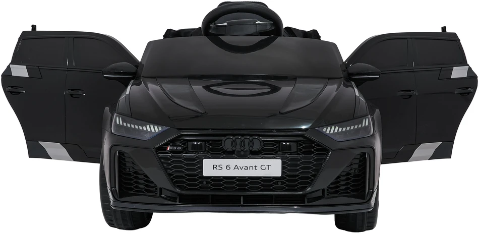 Vaikiškas elektromobilis Audi RS6 Avant GT juodas