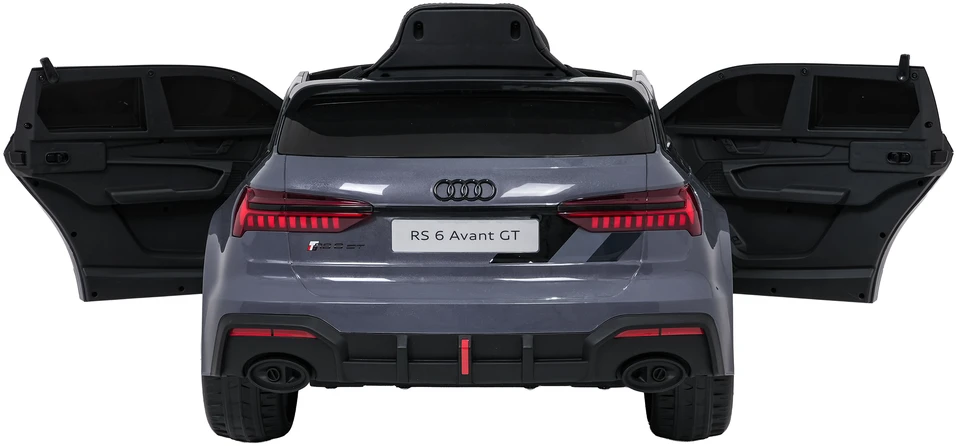 Vaikiškas elektromobilis Audi RS6 Avant GT pilkas
