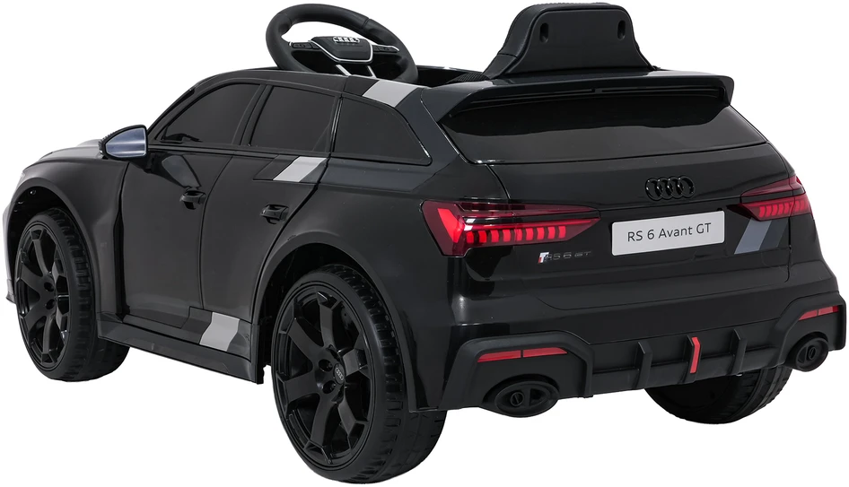 Vaikiškas elektromobilis Audi RS6 Avant GT juodas