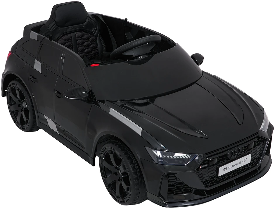 Vaikiškas elektromobilis Audi RS6 Avant GT juodas