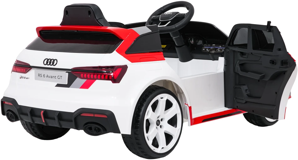 Vaikiškas elektromobilis Audi RS6 Avant GT baltas