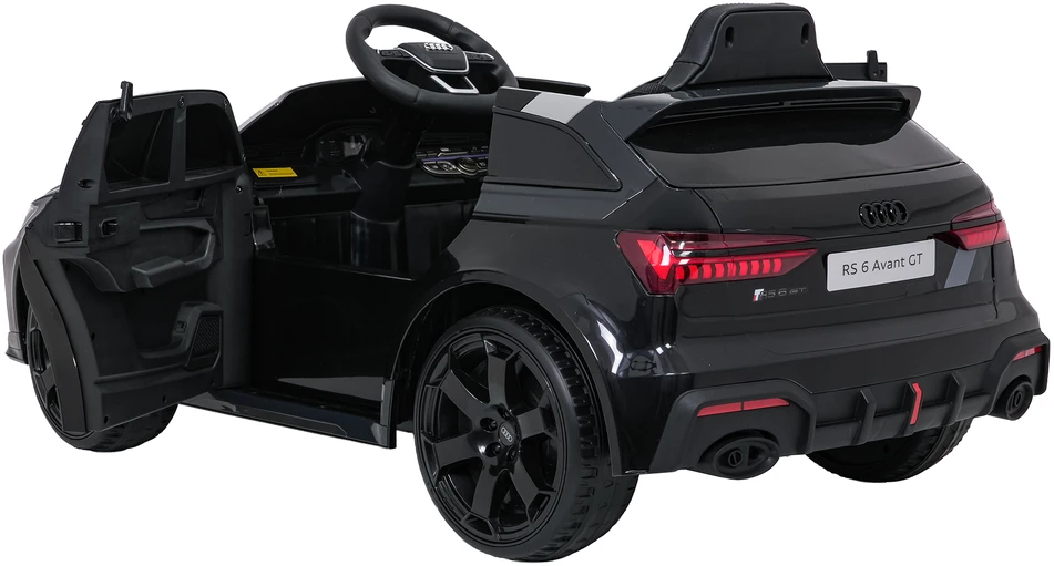 Vaikiškas elektromobilis Audi RS6 Avant GT juodas