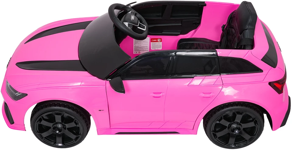 Vaikiškas elektromobilis Audi RS6 Avant GT rožinis
