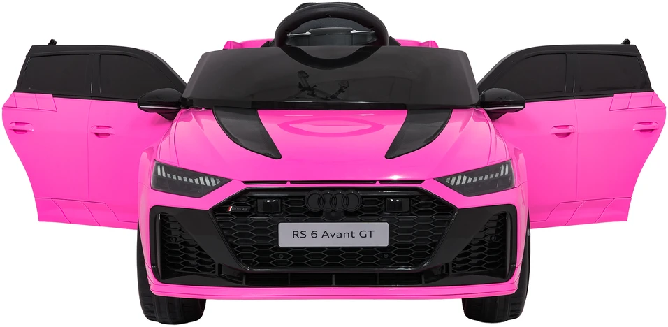 Vaikiškas elektromobilis Audi RS6 Avant GT rožinis