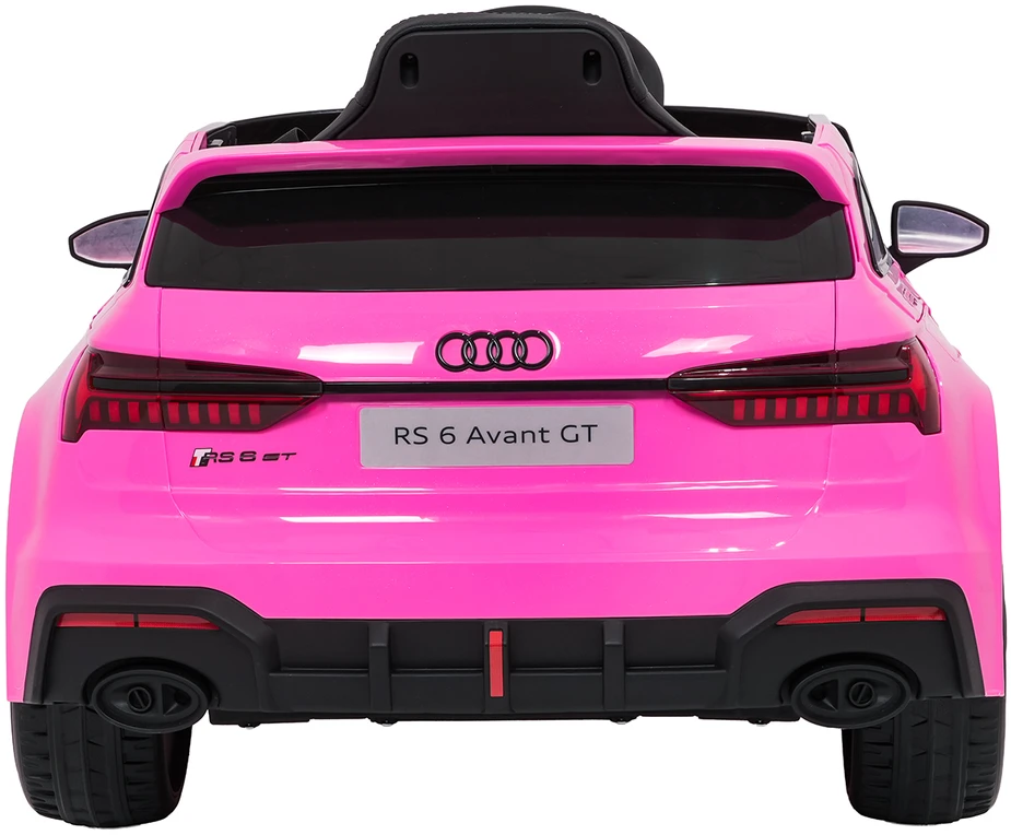 Vaikiškas elektromobilis Audi RS6 Avant GT rožinis