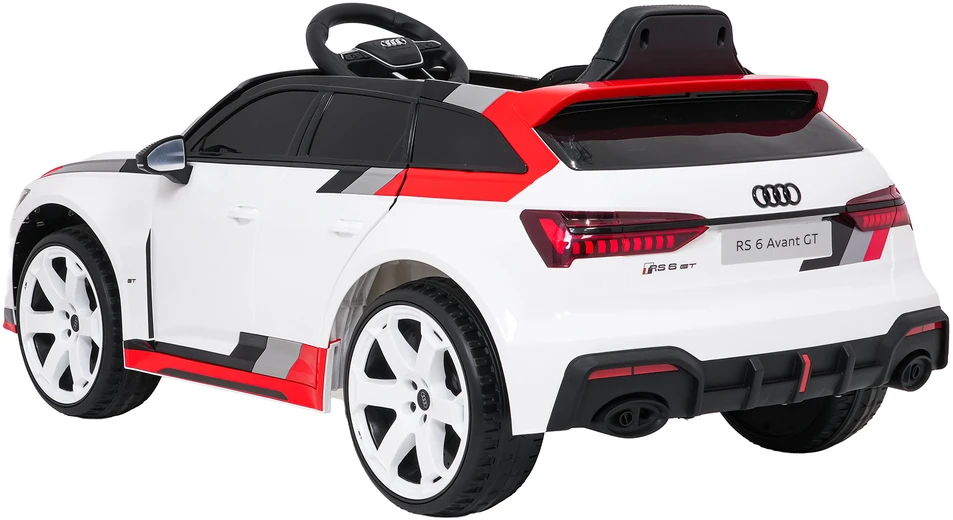 Vaikiškas elektromobilis Audi RS6 Avant GT baltas