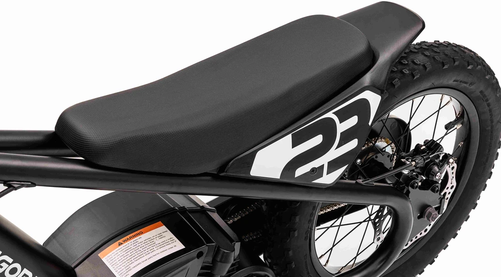 Elektrinis motociklas BAIGOR 23 PRO, Juodas