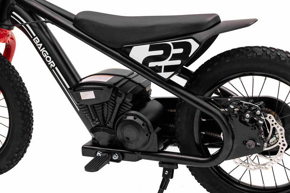 Elektrinis motociklas BAIGOR 23 PRO, Juodas