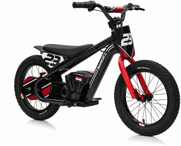Elektrinis motociklas BAIGOR 23 PRO, Juodas